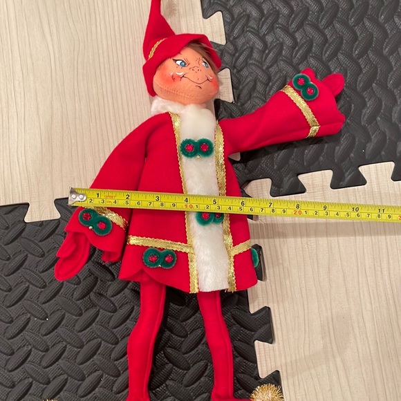 Annalee Green Elegant Elf Doll 75h Anniversary 2008 Christmas Elves - Picture 6 of 8